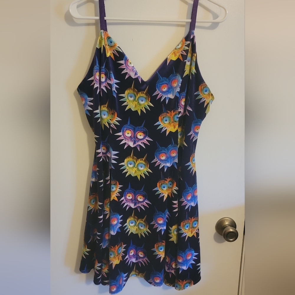 BlackMilk x Zelda Majora’s Mask Dress – Size 2XL (Velvet)